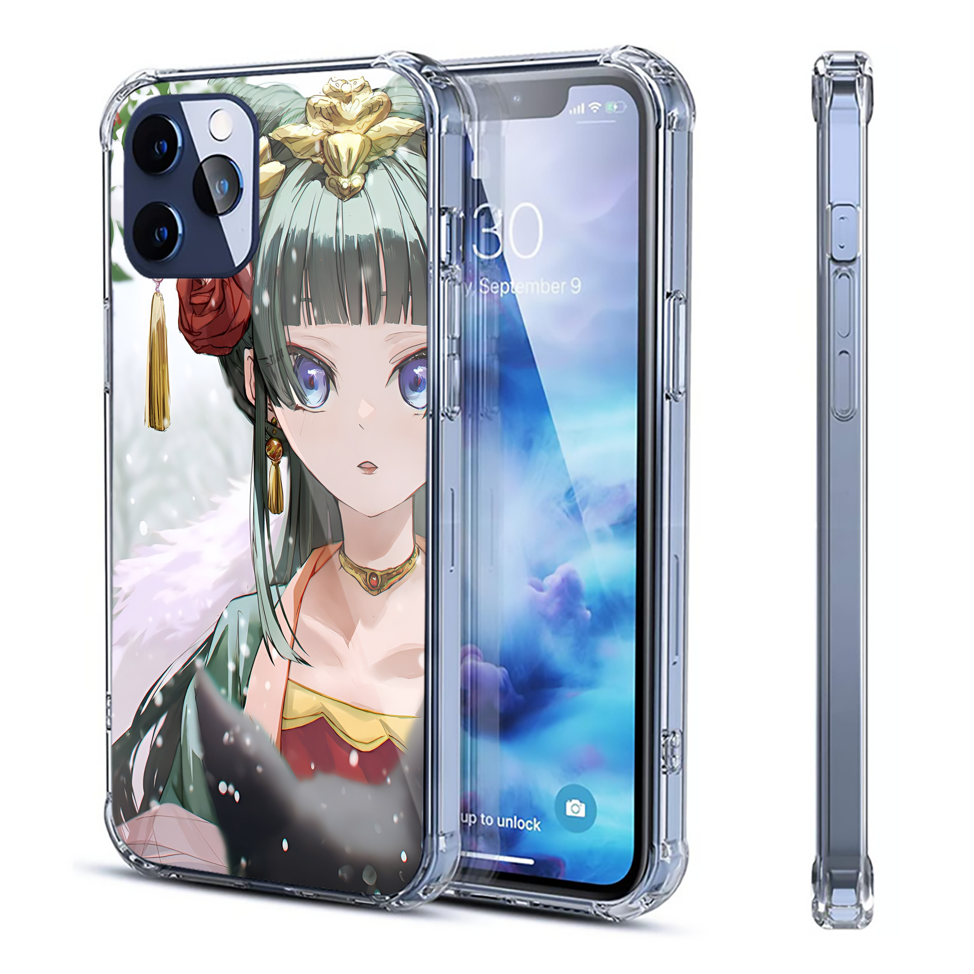 （画像用） 薬屋のひとりごと The Apothecary Diaries 【iPhone 12シリーズ対応】透明スマホケース（クリアソフトケース）